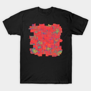 Random Shapes Abstract Pattern T-Shirt